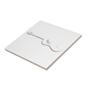 Carreau Plan de la demi-guitare (Côté)