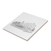 Carreau Plan des bâtiments d'architecture urbaine (Côté)