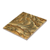 Carreau Plan rapproché rare de jaspe de paysage (Côté)