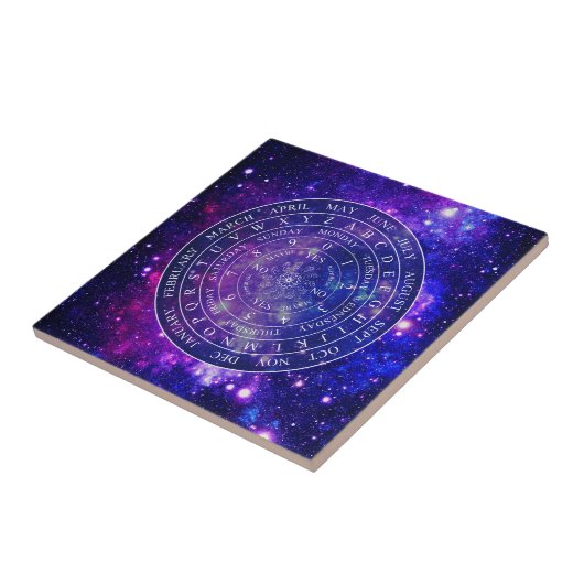 Carreau Planche Pendulaire Diviser Jeu Espace pourpre (Côté)