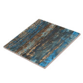 Carreau Planche rustique en bois patiné (Côté)
