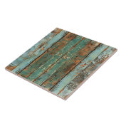 Carreau Planche rustique en bois patiné (Côté)