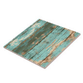 Carreau Planche rustique en bois patiné (Côté)
