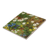 Carreau Plancher d'une forêt d'anémones et de violets (Côté)