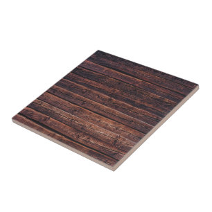 Carreau Planches de bois avec détails du grain, photo rapp