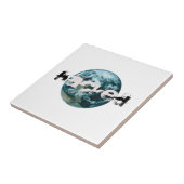 Carreau planète Terre piratée (Côté)