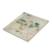 Carreau Planisphere | 1502 de Cantino (Côté)