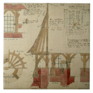 Carreau Plans pour la Chambre rouge, bruyère de Bexley (