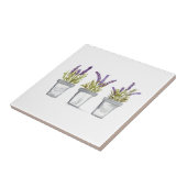 Carreau Plante de pot herbacé lavande (Côté)