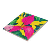 Carreau Plante des fleurs tropicales (Côté)