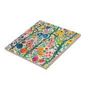 Carreau Plante d'oeufs de Pâques floraux (Côté)