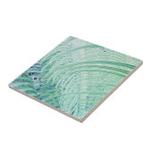 Carreau Plante doux Palm Feuille Pastel (Côté)