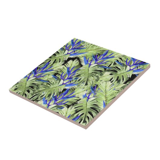 Carreau Plante tropical 2 (Côté)