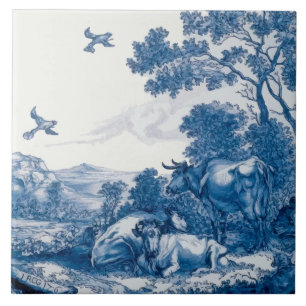 Carreau Plaque antique de Delftware de Néerlandais