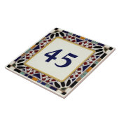 Carreau Plaque d'affichage Mosaic méditerranéen (Côté)