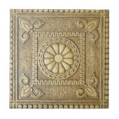 Carreau Plaque de bronze (Devant)