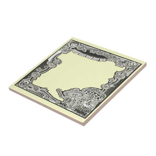 Carreau Plaque de Dia De Los Muertos Altar - (Côté)