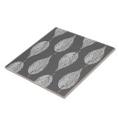 Carreau Plaque de hêtre en feuille d'impression, gris / gr (Côté)