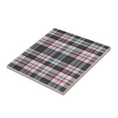 Carreau Plaque de tartane texturée grise (Côté)