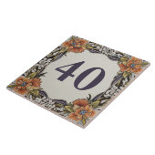 Carreau Plaque Florale Hawaii (Côté)