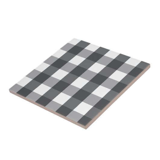 Carreau Plaqué noir et blanc (Côté)