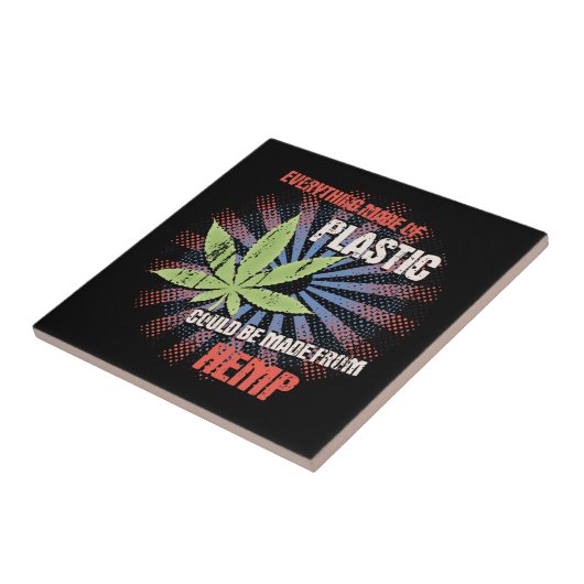 Carreau Plastique de chanvre (Côté)