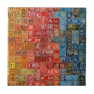 Carreau Plats colorés de chacun des 50 états