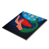 Carreau Plongée Mermaid Art Abstrait (Côté)