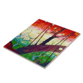 Carreau Plum à fleurs (après Hiroshige), Van Gogh (Côté)