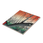 Carreau Plum à fleurs, Hiroshige (Côté)