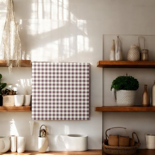 Carreau Plum Buffalo Plaid Holiday