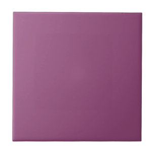 Carreau PLUM (couleur violet solide) ~