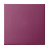 Carreau Plum rose solide mauve violet foncé (Devant)