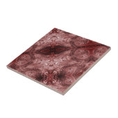 Carreau Plum rougeâtre art géométrique abstrait Carrelage (Côté)