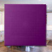 Carreau Plum violet couleur solide | Classic Elegant