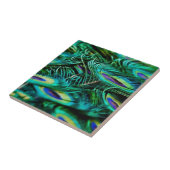 Carreau Plumes de paon (Côté)