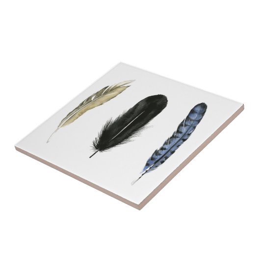 Carreau Plumes douces I (Côté)