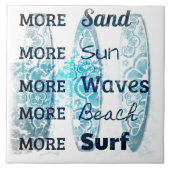 Carreau Plus de vie sur la plage (Devant)