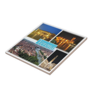 Carreau PMT003 VERONA, Mosaïque, Piémont, Italie,