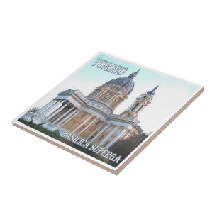 Carreau PMT007 Basilique de TURIN Superga, Italie,