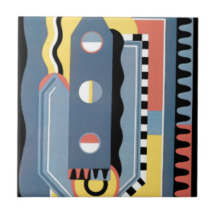 Carreau Pochoir Art Déco vintage Jazz Motifs géométriques