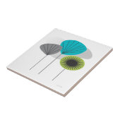 Carreau Pods De Semences Inspiré Au Milieu Du Siècle  (Côté)