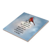 Carreau Poème "ainsi aimé" de cardinal (Côté)