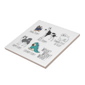 Carreau Poème chiot (Côté)