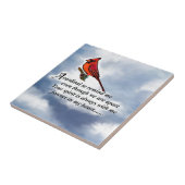 Carreau Poème commémoratif cardinal (Côté)