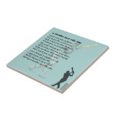 Carreau Poème de frère - cricket (Côté)