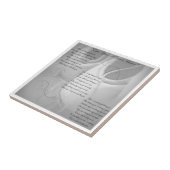 Carreau Poème de professeur de danse (Côté)