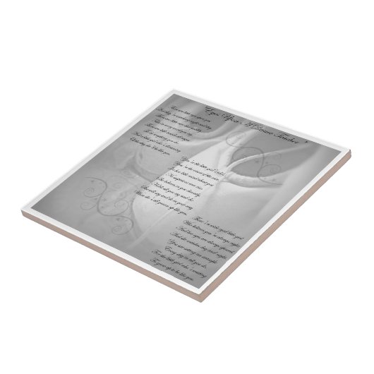 Carreau Poème de professeur de danse (Côté)