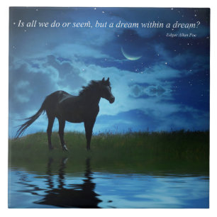 Carreau Poe's A Dream Within A Dream with Horse and Sky Ce