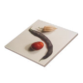 Carreau poha, haricot et prune (Côté)